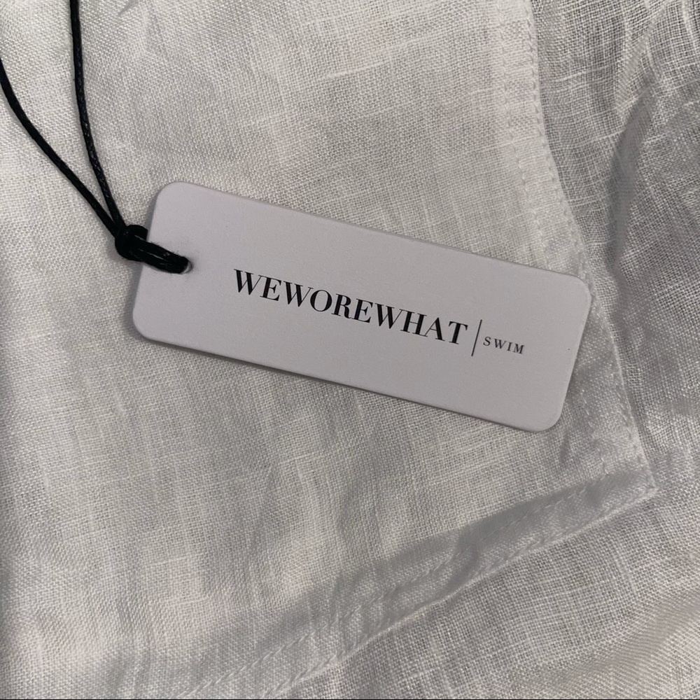 WeWoreWhat - Basic Linen Overalls - Picture 7 of 7